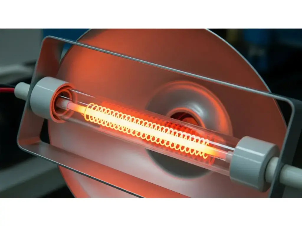 Medium Wave Infrared (MWIR) Quartz Heater (OD 12mm)