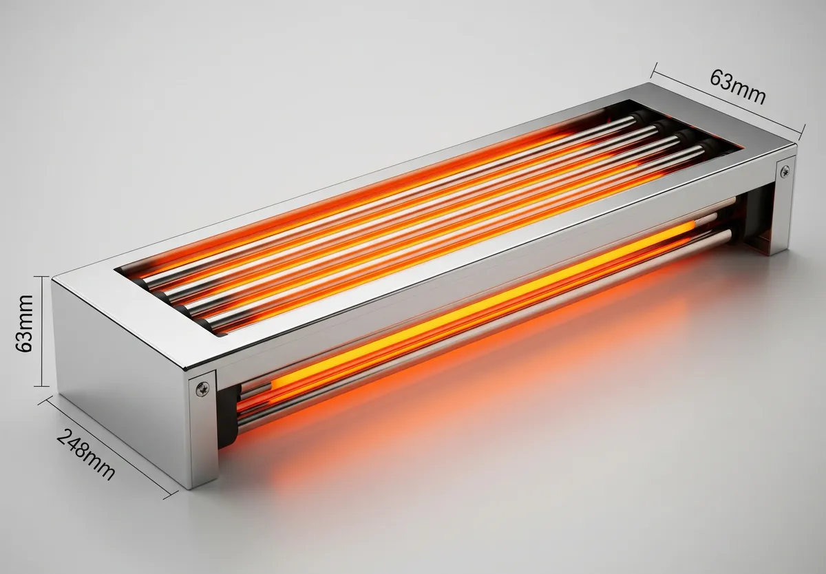Medium Wave Infrared Heating Module (Full Length)
